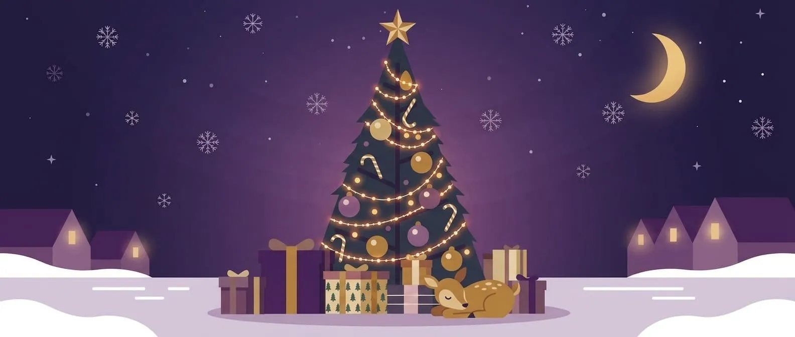 Geschmückter Weihnachtsbaum