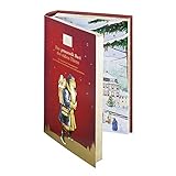Lauensteiner Adventskalender 2023 | Buch Rot | 345g, 26 handgefertigte Trüffel und Pralinen, mit und ohne Alkohol