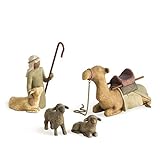 Willow Tree Shepherd & Stable Animals Figurine