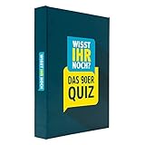 Wisst Ihr Noch? 90er Jahre Quiz Kartenspiel mit 200 Fragen in 4 Kategorien I Partyspiel als Geschenk Idee zu Weihnachten, Wichtelgeschenk, Silvester