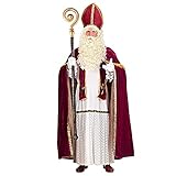 W WIDMANN MILANO Party Fashion - Kostüm Erzbischof, Nikolaus, Weihnachten, Weihnachtskostüm, Faschingskostüme
