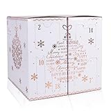 accentra – Adventskalender Beauty mit 24 Make up & Kosmetik Produkten – Schmink Adventskalender Frauen mit Lippenstift, Wimpern, Nagellack, Lidschatten, Applikatoren uvm. – Weihnachtskalender Beauty