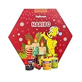 Haribo Adventskalender mit Votives Kerzen & Teelichtern | Exklusive Auswahl an vielfältigen Duftkerzen für Winter & Sommer | Perfektes Geschenkset für eine duftende Vorweihnachtszeit