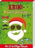 Kaufmann Ernst Vlg GmbH Krimi-Adventskalender to go: Mit 24 kniffligen Rätseln (Adventskalender für Erwachsene - 24 Rätsel)