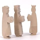 Krippenfiguren Holz (Heiligen Drei Könige)