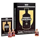 Foodist BEEF! Whisky Adventskalender 2021-24 x 50ml Whiskey Minis aus der ganzen Welt als Geschenk und Probier-Set mit Cocktailrezepten, Tasting-Guide für erwachsene Whisky-Fans