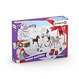 schleich 98270 HORSE CLUB Adventskalender 2021, für Kinder ab 5 Jahren, HORSE CLUB - Spielset