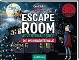 Escape Room Adventskalender. Die Weihnachtsfalle: Gamebuch für Kids mit Seiten zum Aufschneiden | Escape-Room-Adventskalender von Eva Eich für Kinder mit 24 Rätseln