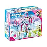 PLAYMOBIL Magic 9469 Funkelnder Kristallpalast mit Leuchtkristall, Inkl. Farbwechsel-Kleidung, Ab 4 Jahren [Exklusiv bei Amazon]