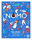 NOMO Adventskalender Schokolade - Vegane Weihnachten & ohne Allergene - Laktosefrei, Glutenfrei, Eifrei und ohne Nuss - 96g - zertifizierter Kakao, Chocolate Gift - 100% Vegan, 100% Geschmack