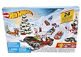 Hot Wheels FYN46 - Adventskalender mit 24 Überraschungen zur Weihnachtszeit, für Kinder ab 3 Jahren