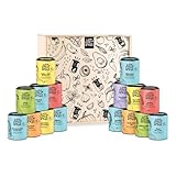 Just Spices Bestseller Gewürzbox I 16 beliebte Gewürzmixe I In hochwertiger Holzbox verschenken I Gewürzbox