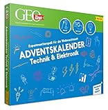 FRANZIS 67171 - GEOlino Adventskalender Technik & Elektronik (Akustik, Elektronik, Licht), Experimentierspaß für die Weihnachtszeit, für Kinder ab 8 Jahren