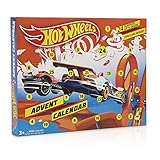 Hot Wheels Adventskalender mit Spielzeug Auto und Zubehör Weihnachtskalender Für Kinder Mädchen Jungen Mit Spielzeug Überraschung, Enthält 24 Überraschungen