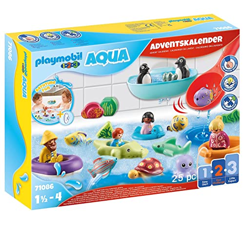 PLAYMOBIL Adventskalender 2022 71086 1.2.3 AQUA: Adventskalender 2022 Badespaß