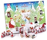 Hachez Adventskalender mit Edel Vollmilch Schokolade, 1er Pack (1 x 130 g)