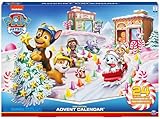 PAW PATROL Adventskalender 2020 mit Sammelfiguren und Winterlandschaft