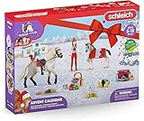 schleich 98642 Adventskalender Horse Club 2022, für Kinder ab 5 Jahren, für Pferde-Fans mit einer menschlichen Spielfiguren, Pferden und einer Menge Zubehör