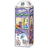 Milka 3D Haus Adventskalender 1 x 229g I Adventskalender mit Schokolade I Weihnachtskalender I Schoko Adventskalender I mit Weihnachtsschokolade und Milka Schoko Bonbons