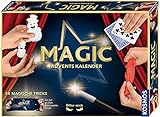 KOSMOS MAGIC Zauber Adventskalender 2021, Spannende Zaubertricks, Zauber-Utensilien für die Adventszeit, Spielzeug-Adventskalender zum Zaubern für Kinder ab 8 Jahre, Zauberkasten, Weihnachten, Magier