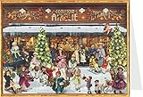 Adventskalender 'Postkarte Viktorianischer Laden': Papier-Adventskalender