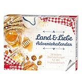 ROTH Land & Liebe-Adventskalender 2023 gefüllt mit hochwertigen Aufstrichen und Genussartikeln, Frühstücks-Kalender für die Vorweihnachtszeit