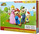 Nintendo Adventskalender Super Mario & Co. mit goldenen Mario & Bullet Bill, 12032, Mehrfarbig