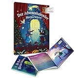 YouHou Adventskalender ‚Märchen Weltreise‘ Weihnachtskalender mit Schokolade und Märchenbuch, Geschenk für Kinder, 24 Schokoladen, 24 schön illustrierte Geschichten, für Mädchen und Jungen