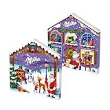 Milka Magic Mix Adventskalender 1 x 204g I Adventskalender mit Schokolade I Weihnachtskalender I Schoko Adventskalender I mit Weihnachtsschokolade, Milka Schoko Bonbons, OREO Bonbons