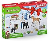 schleich 98643 Adventskalender Farm World 2022, für Kinder ab 3 Jahren, für Bauernhof-Fans mit einer menschlichen Spielfigur, Tieren und einer Menge Zubehör