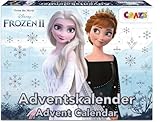 CRAZE Adventskalender FROZEN II Weihnachtskalender 2021 Eiskönigin Eisprinzessin für Mädchen Spielzeugkalender Kinderschmuck Schlüsselhänger 31247