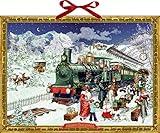Wandkalender – Nostalgische Eisenbahn: Mit 24 Verwandeltürchen