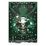 NESTLÉ AFTER EIGHT Adventskalender mit Pfefferminz-Schokolade sowie dunkler Schokolade mit Minzcremefüllung, Weihnachtskalender für Minz-Liebhaber, 1er Pack (1 x 199g)