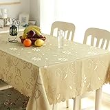 Tischdecke Ornamente Seidenglanz Schmutzabweisend Abwaschbare Tischdecken Familie Festliches Abendessen 100% Polyester Hohe Faser