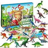iZoeL Adventskalender Dinosaurier Dino Adventskalender 2022 für Kinder Junge 2 3 4 5 6 7 8 Jahre Weihnachtskalender 24 Dinos