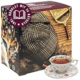 Corasol Rätsel-Krimi & Tee Adventskalender Wo ist Lord Edgerton? mit 24 losen Teesorten & spannendem Krimi-Booklet mit 24 kniffligen Rätseln (226 g)