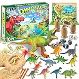 Dinosaurier Adventskalender, Kinder Weihnachtskalender, Dinosaurier Spielzeuge Weihnachtskalender, Weihnachten 24 Tage Countdown Kalender für Weihnachten Geschenk für Mädchen Jungen