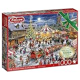 Jumbo 11308 Das Weihnachtskarussell Falcon de Luxe Puzzle, Mehrfarbig