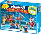 PLAYMOBIL 5494 Adventskalender Weihnachtsmann beim Geschenke packen
