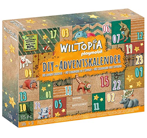 PLAYMOBIL Wiltopia 71006 DIY Do-it-yourself Adventskalender Tierische Weltreise 2022